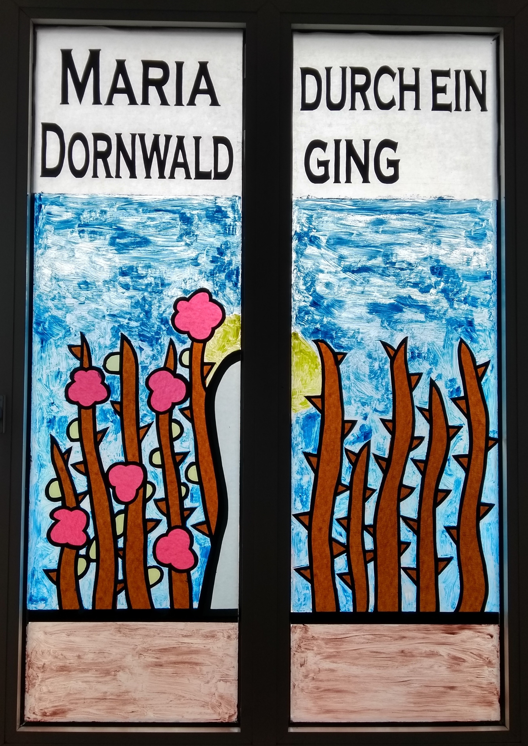 2. Adventsfenster2020: Maria durch ein Dornwald ging