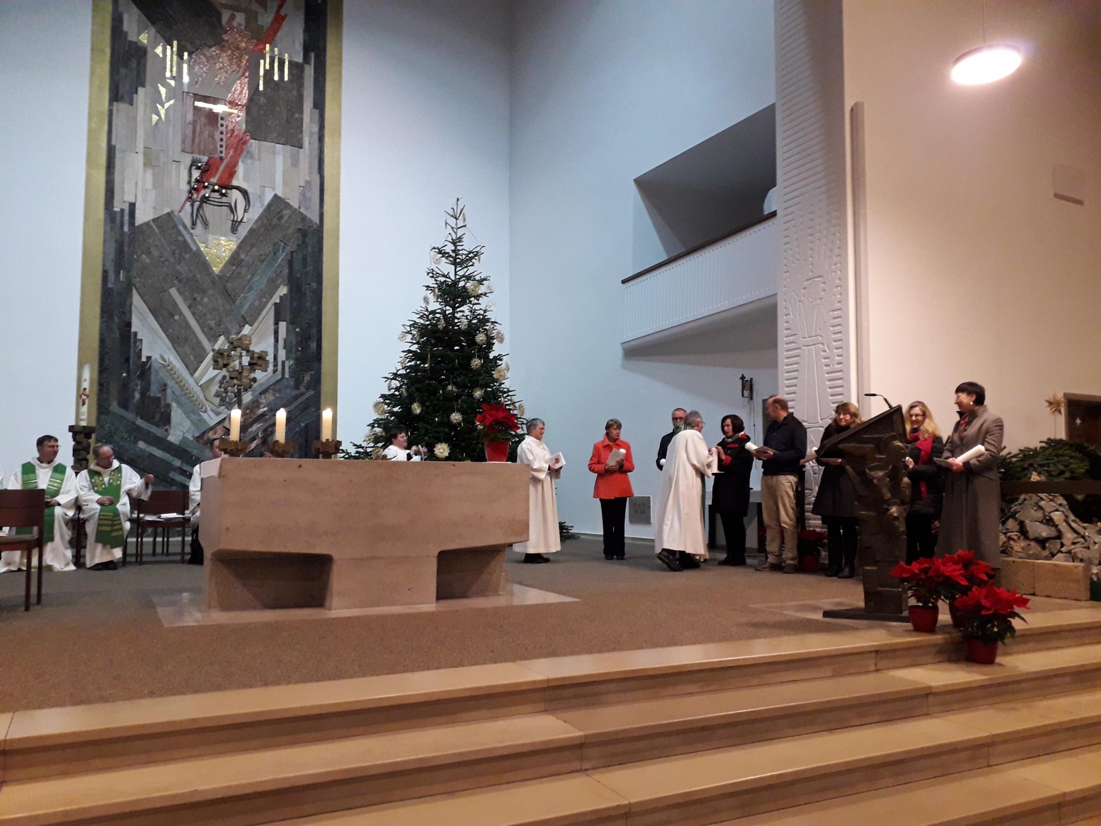 Abendlob mit Übergabe Pastoralkonzept