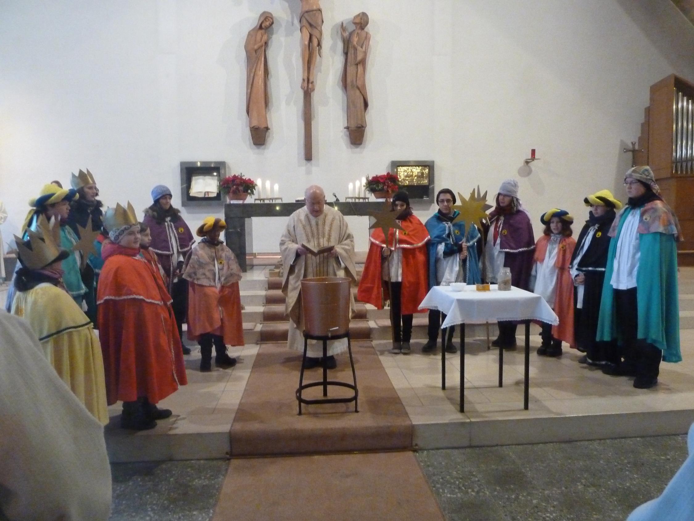 Aussendungsfeier St. Otto Sternsinger2012