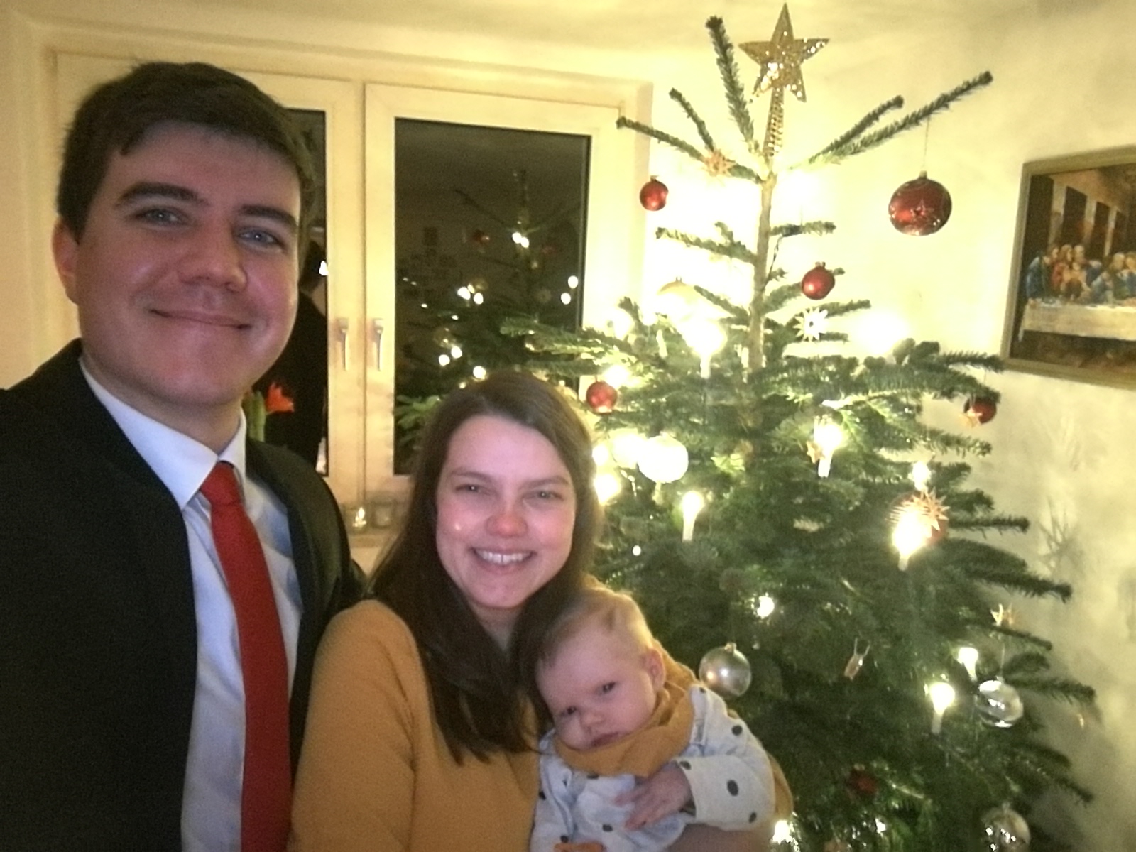 Daniela und Johannes Albert mit Töchterlein Miriam