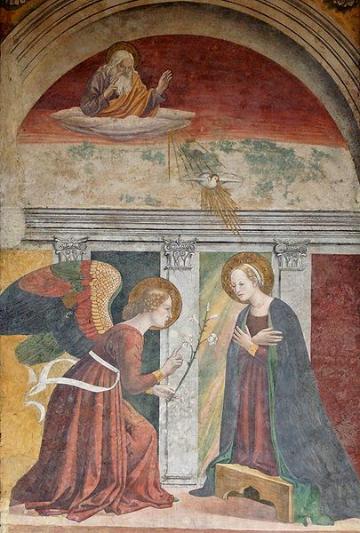 Ein Engel erscheint Maria