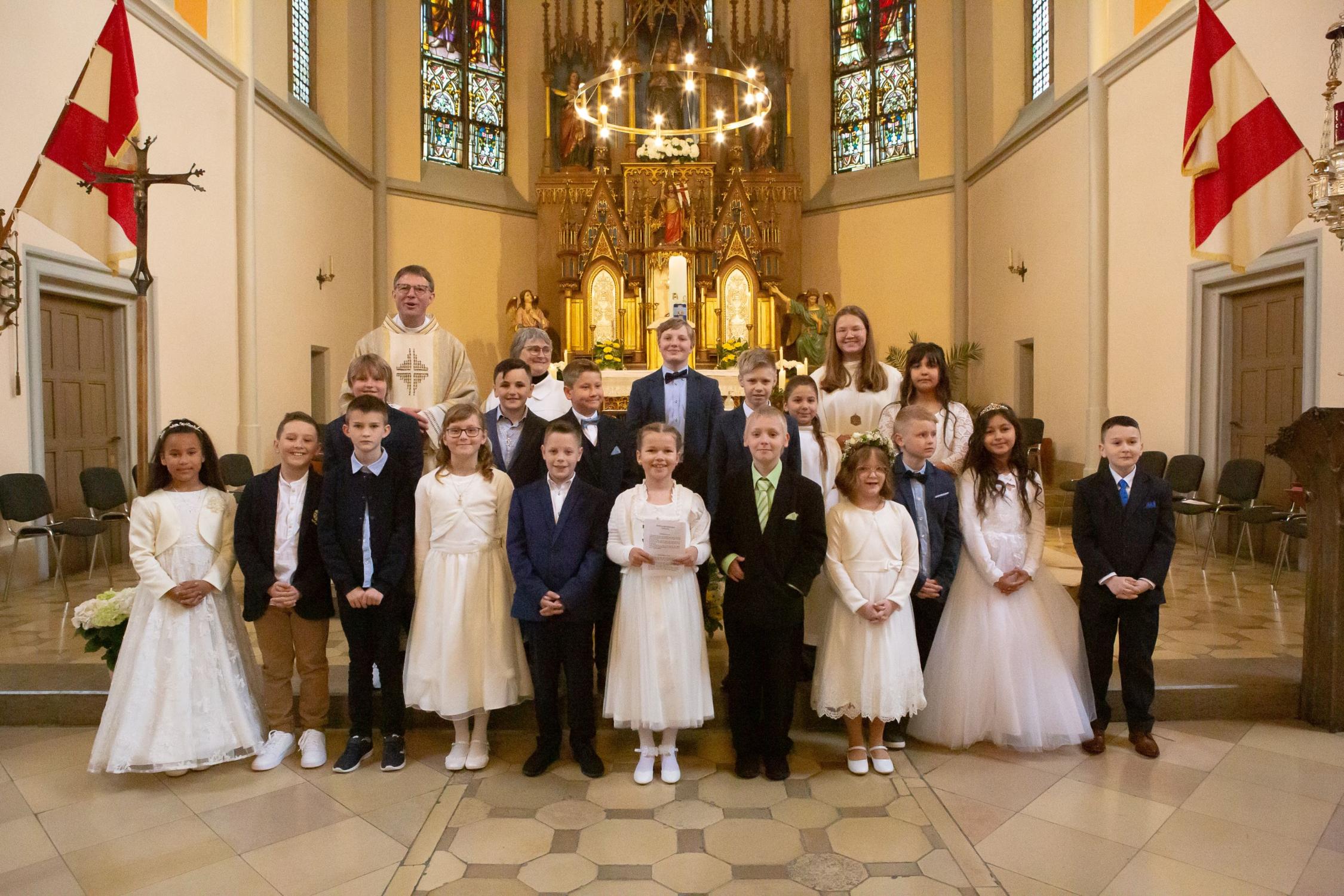 Feierliche Kommunion in St. Marien