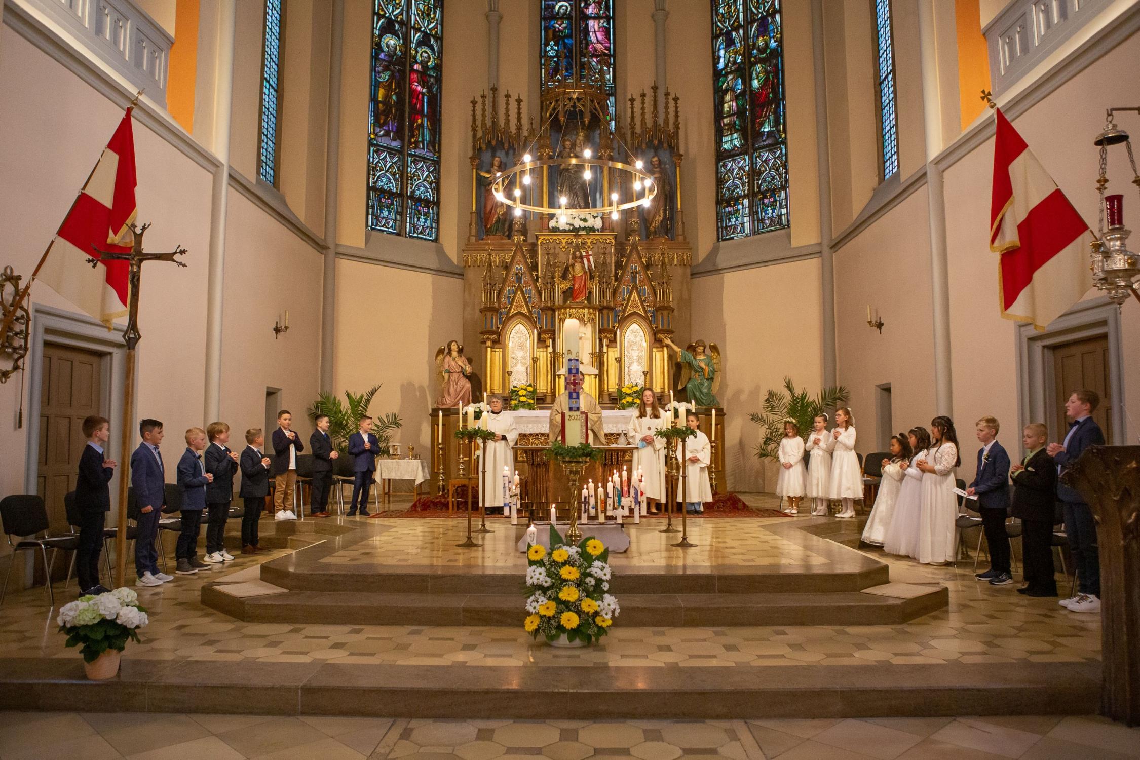 Feierliche Kommunion in St. Marien