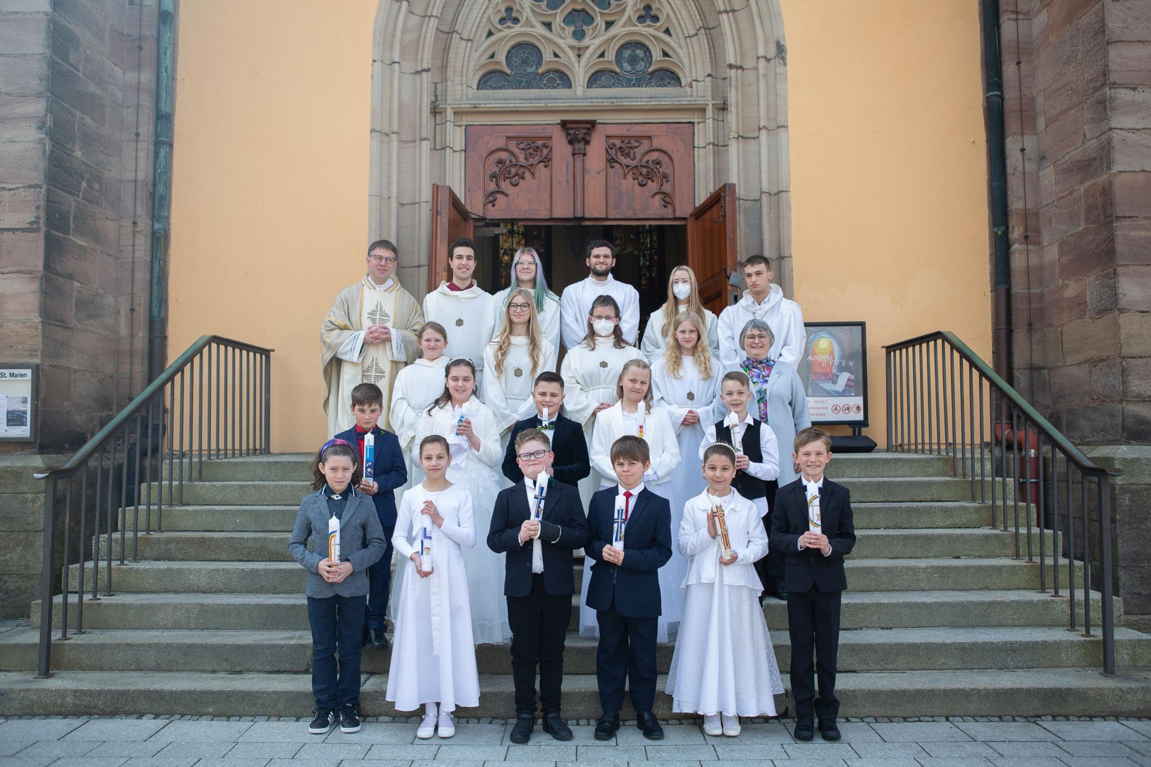 Feierliche Kommunion in St. Marien
