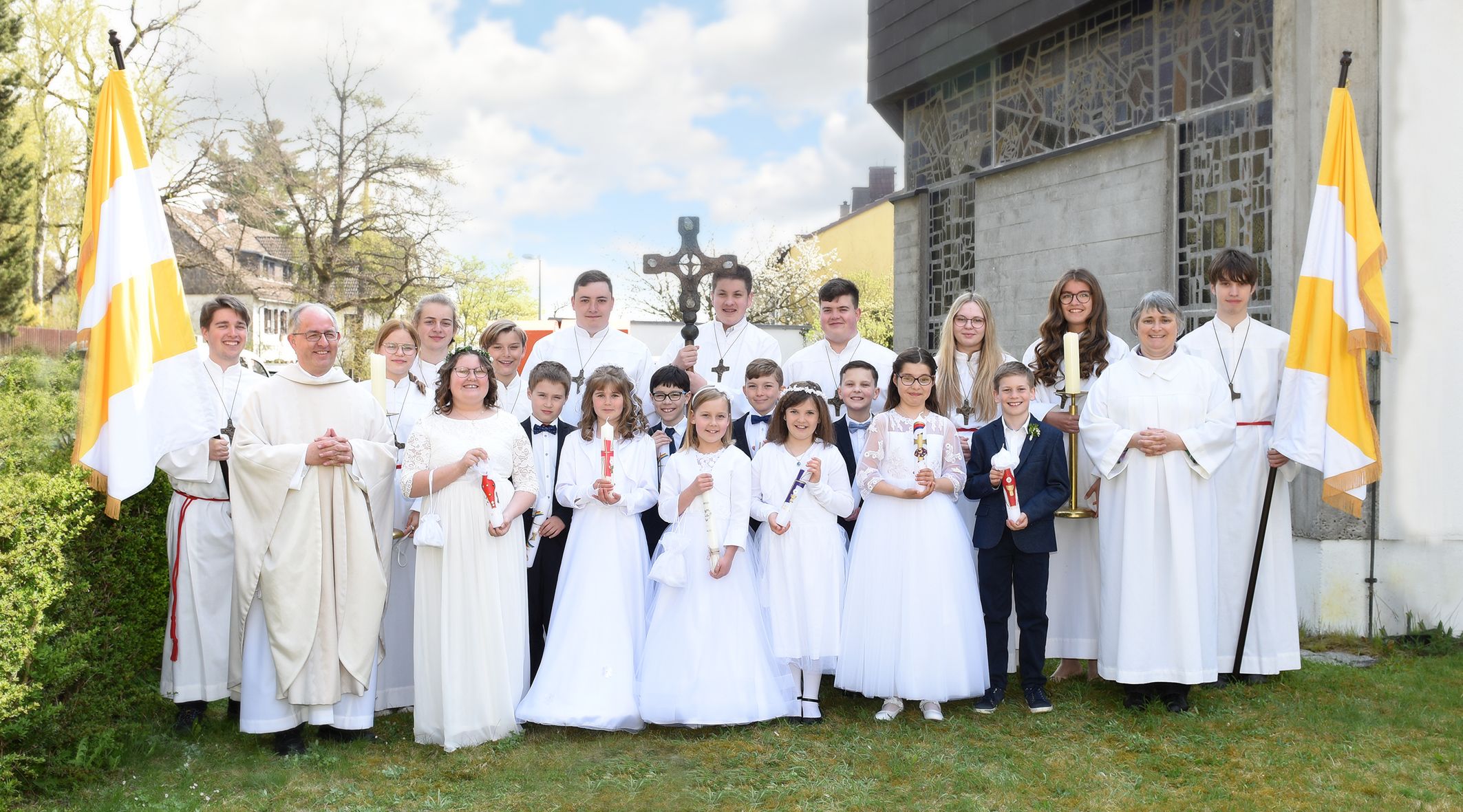Feierliche Kommunion in St. Pius