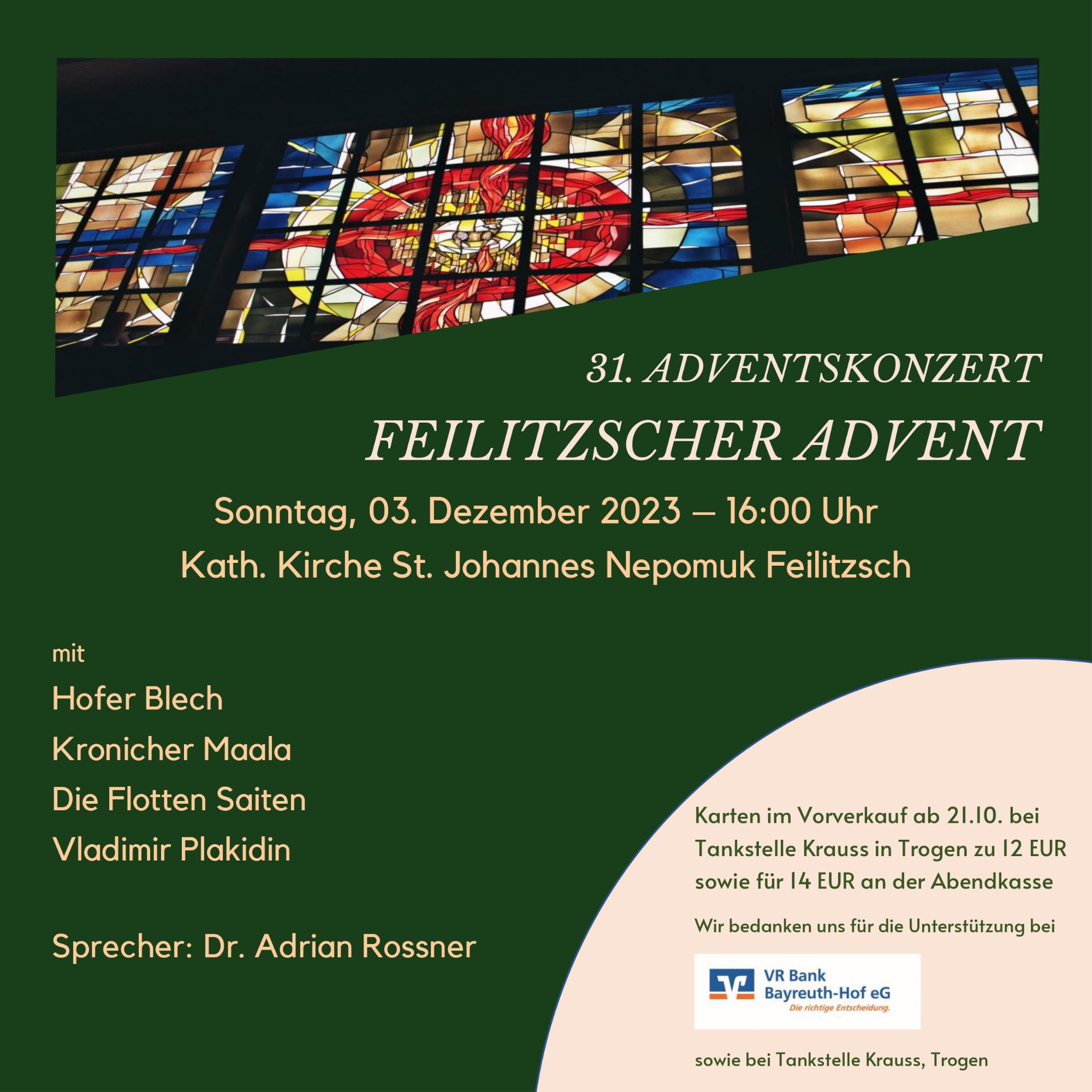 Feilitzscher Advent Plakat 2023