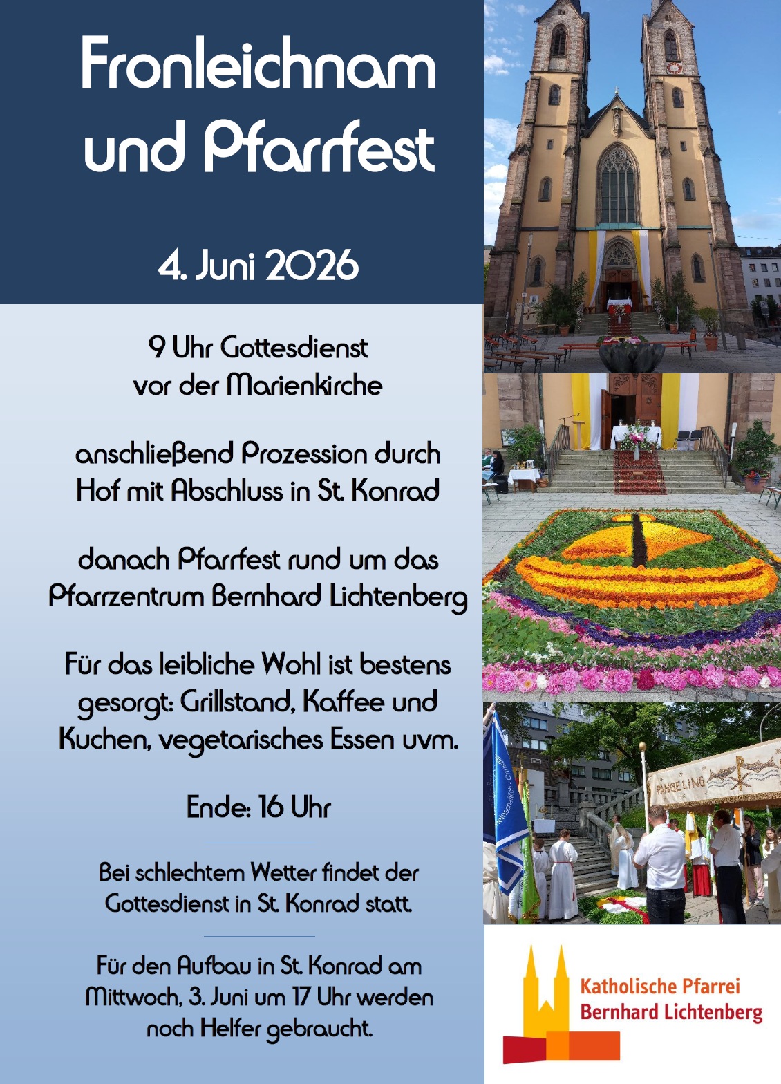 Fronleichnam 2026 Plakat