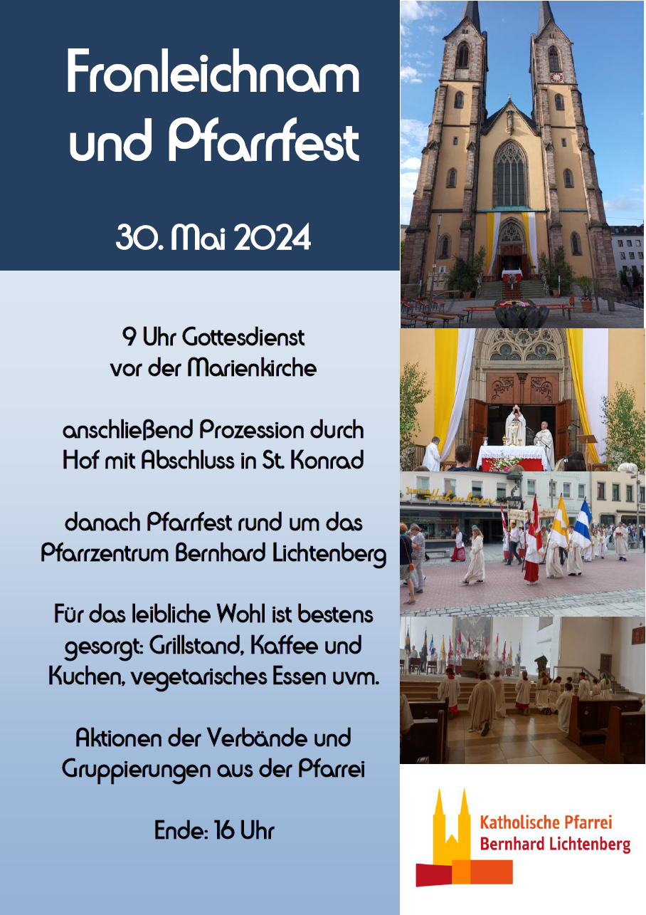Fronleichnam Plakat 2024