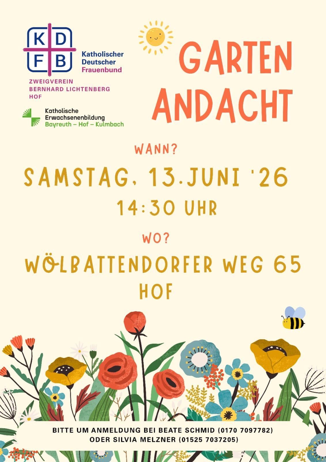 Gartenandacht