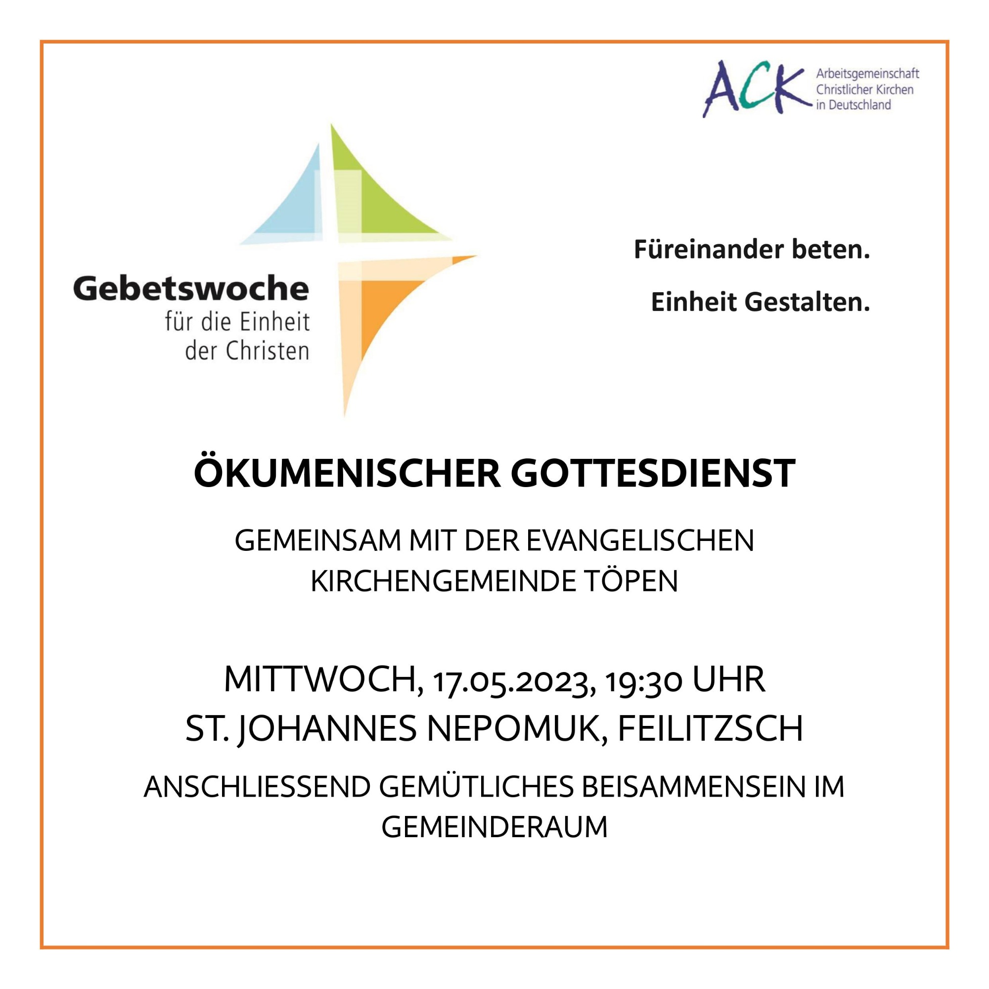 Gebetswoche Plakat 2023