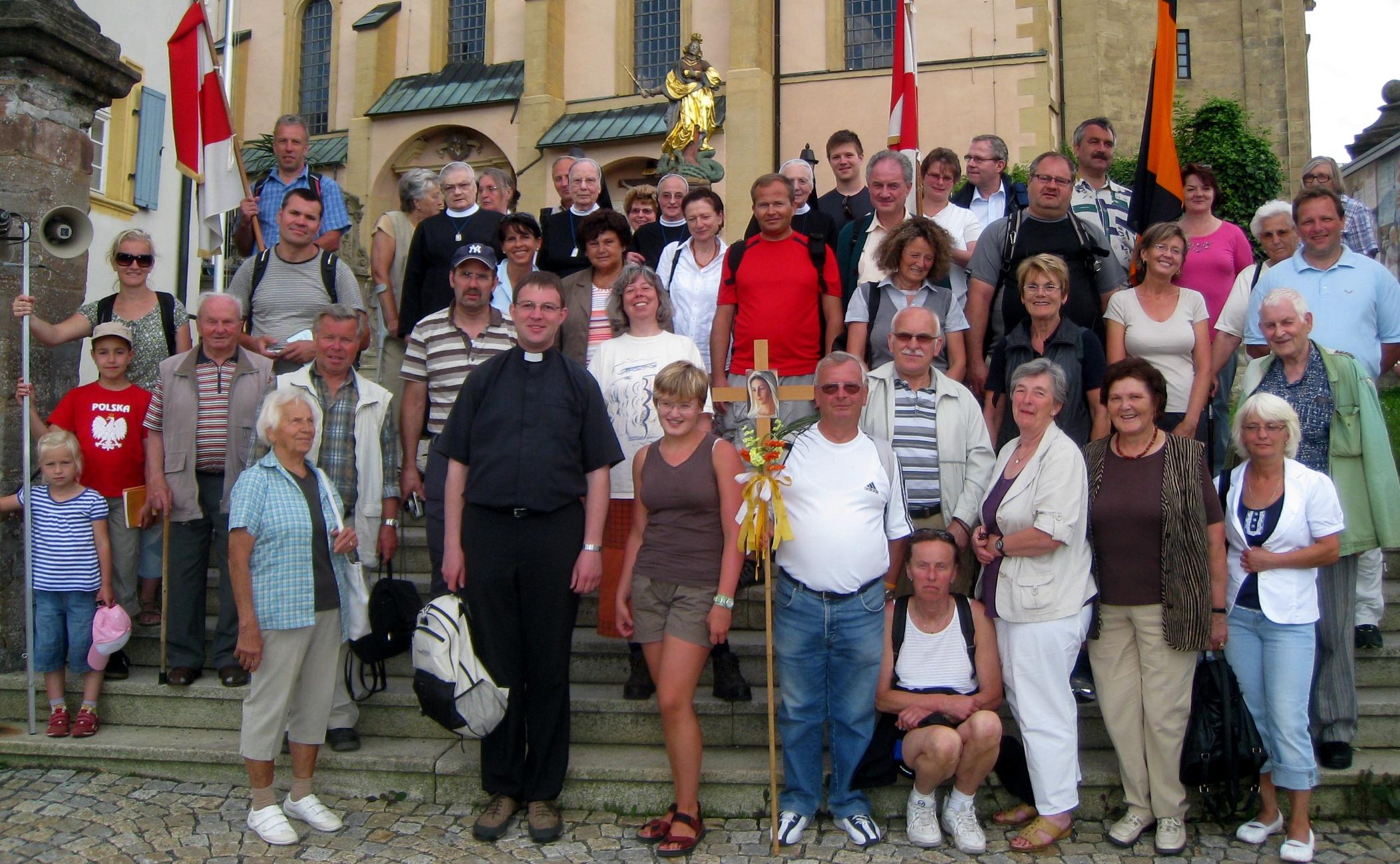 Gruppenfoto Hofer Wallfahrt 2011