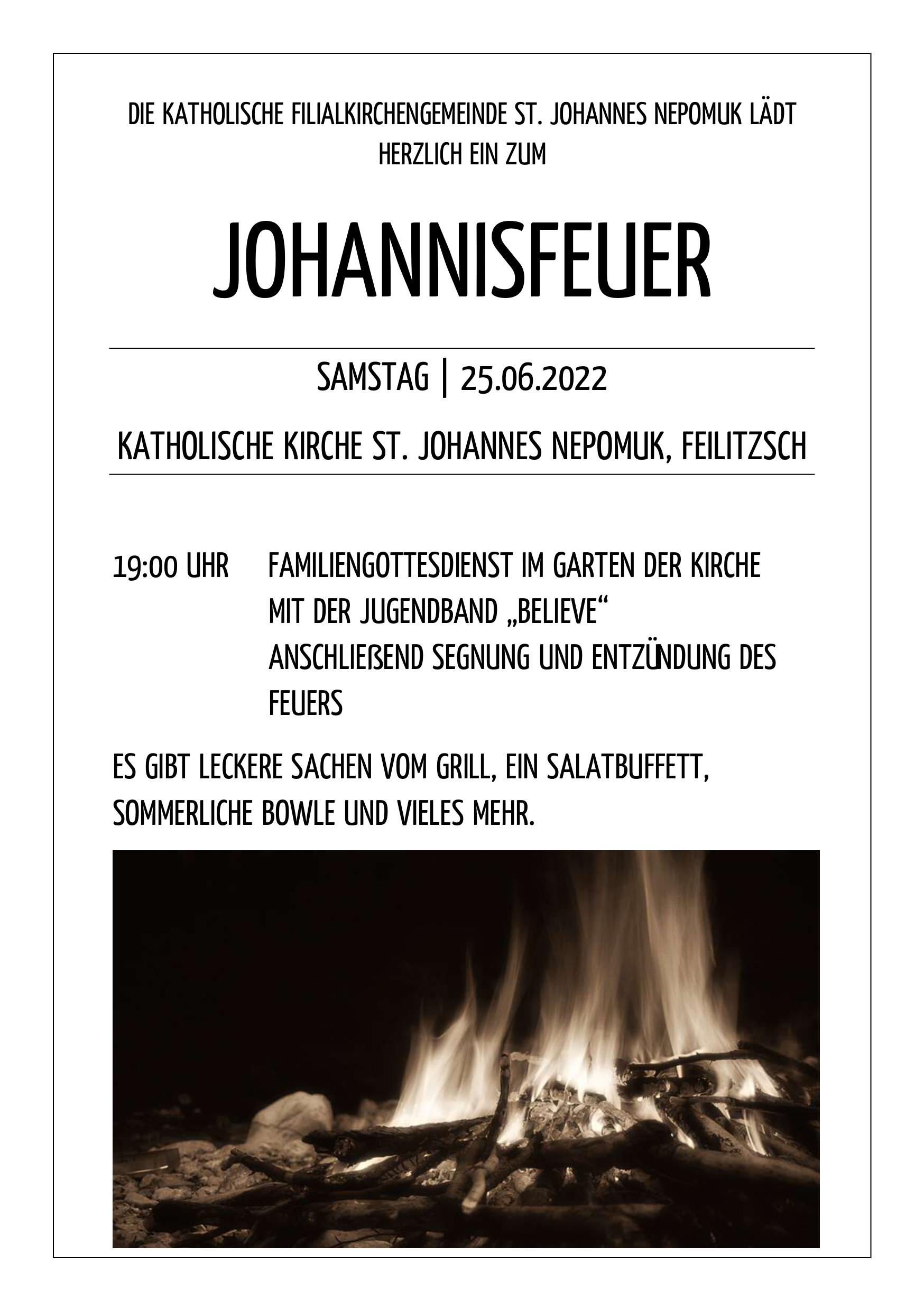Johannisfeuer Plakat 2022