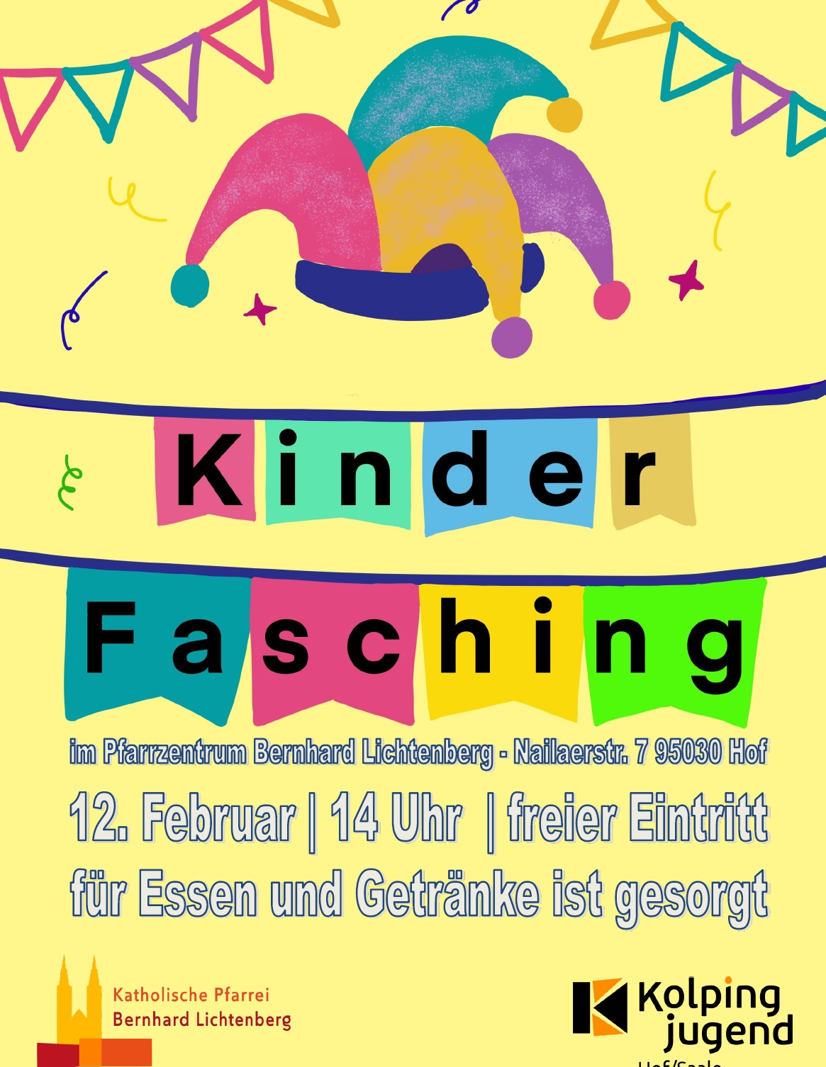 Kinderfasching Plakat 2024