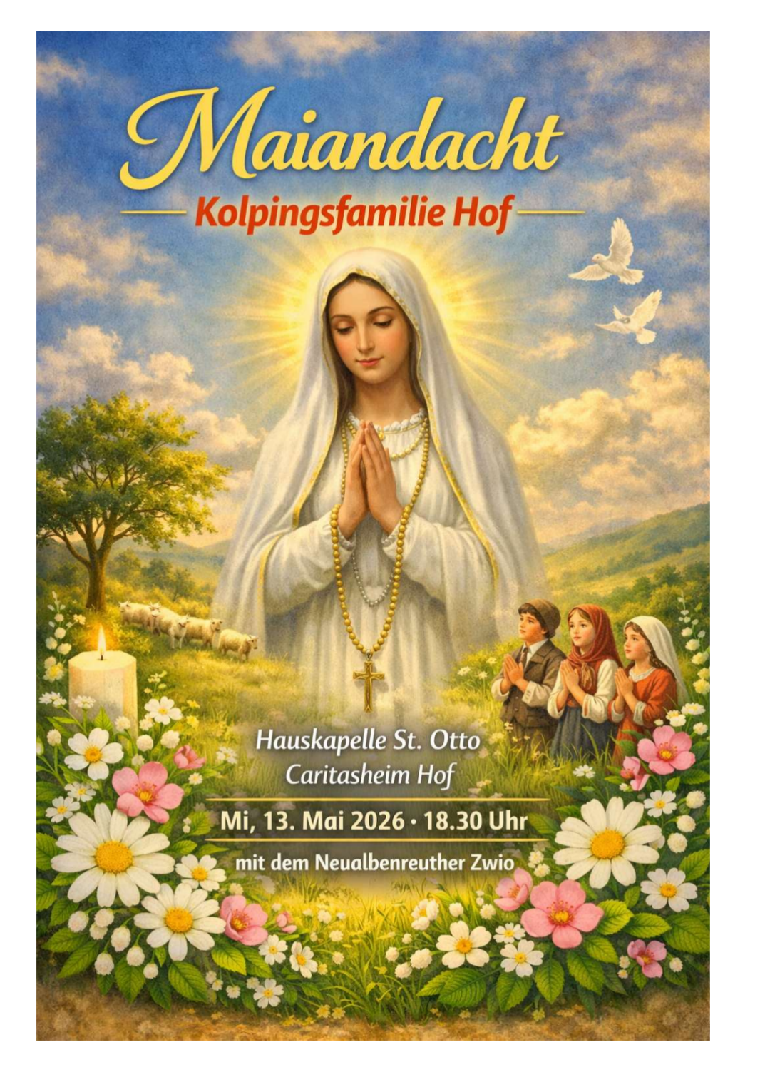 Kolping Maiandacht Plakat 2026