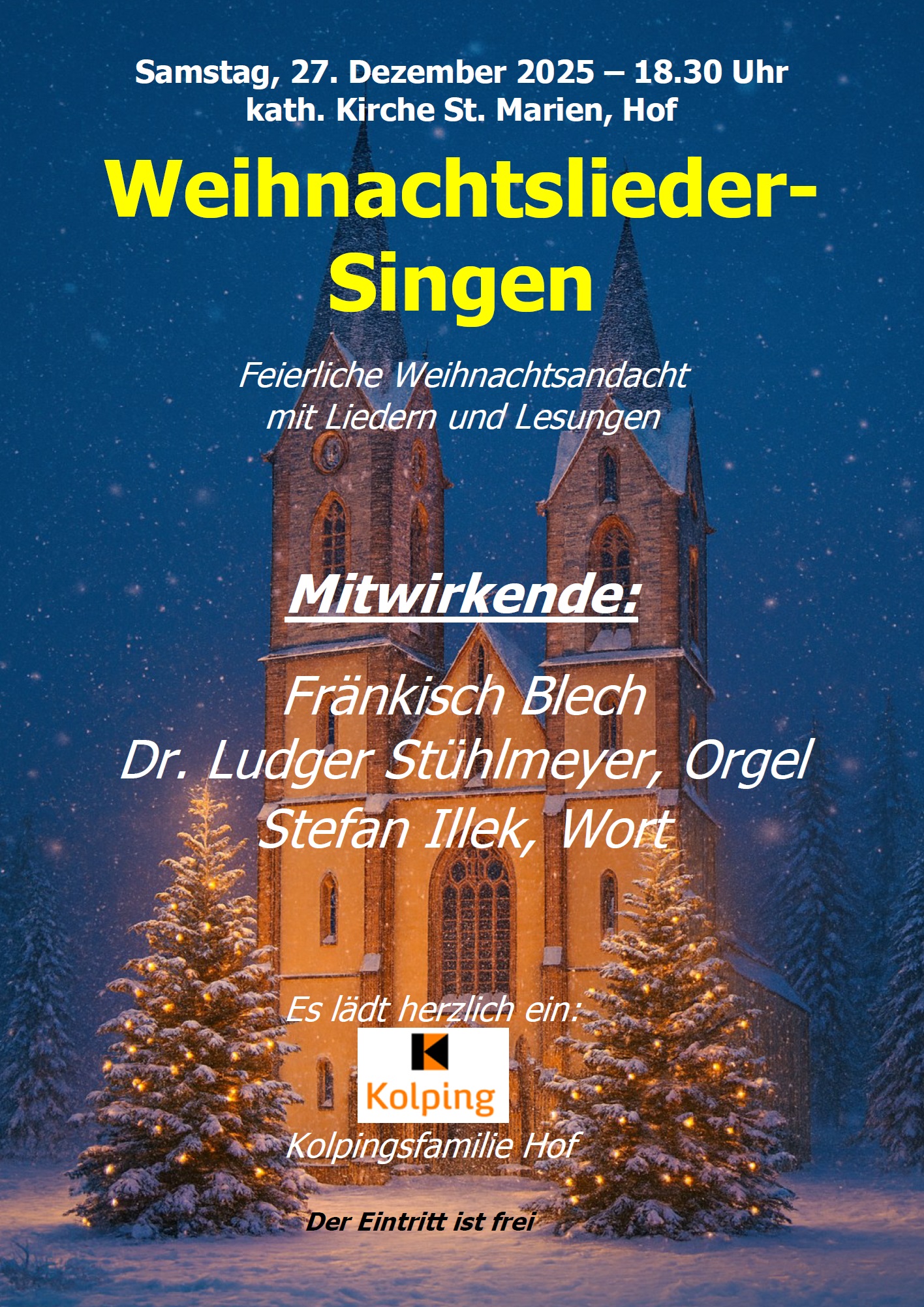 Kolping Weihnachtsliedersingen 2025