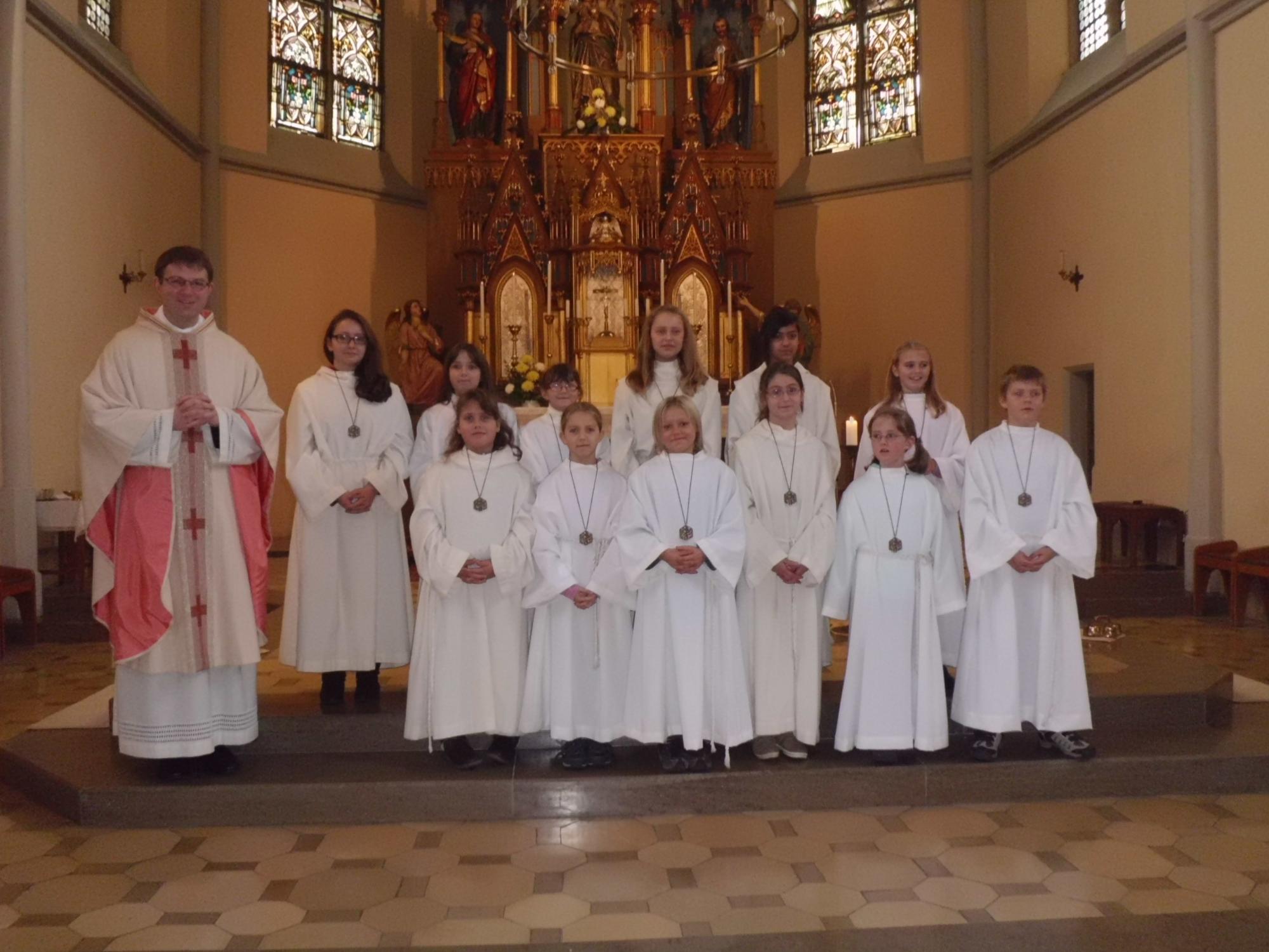 Ministrantenaufnahme 2013