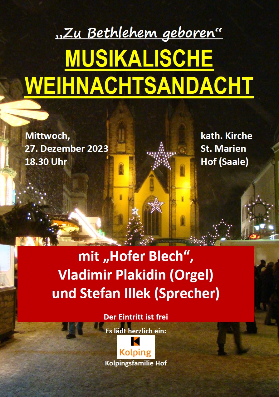 Musikalische Weihnachtsadacht