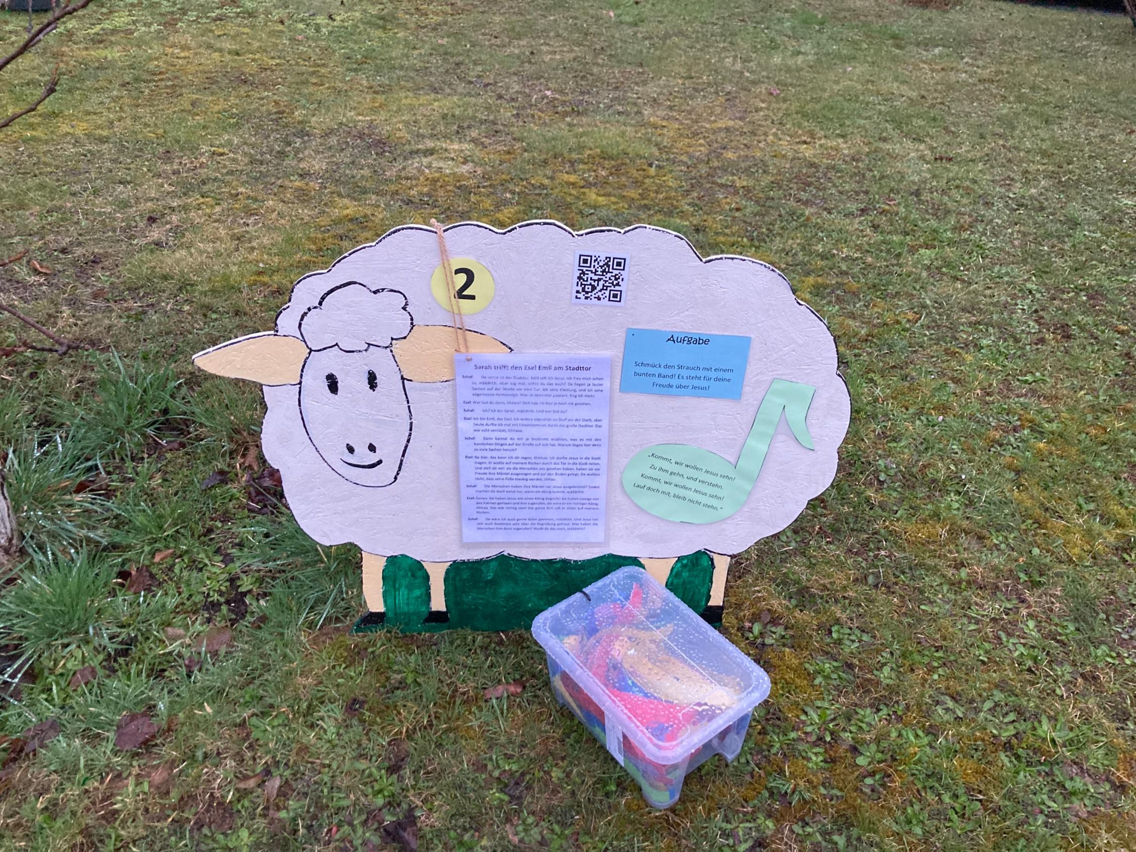 Osterweg Schaefchen Sara
