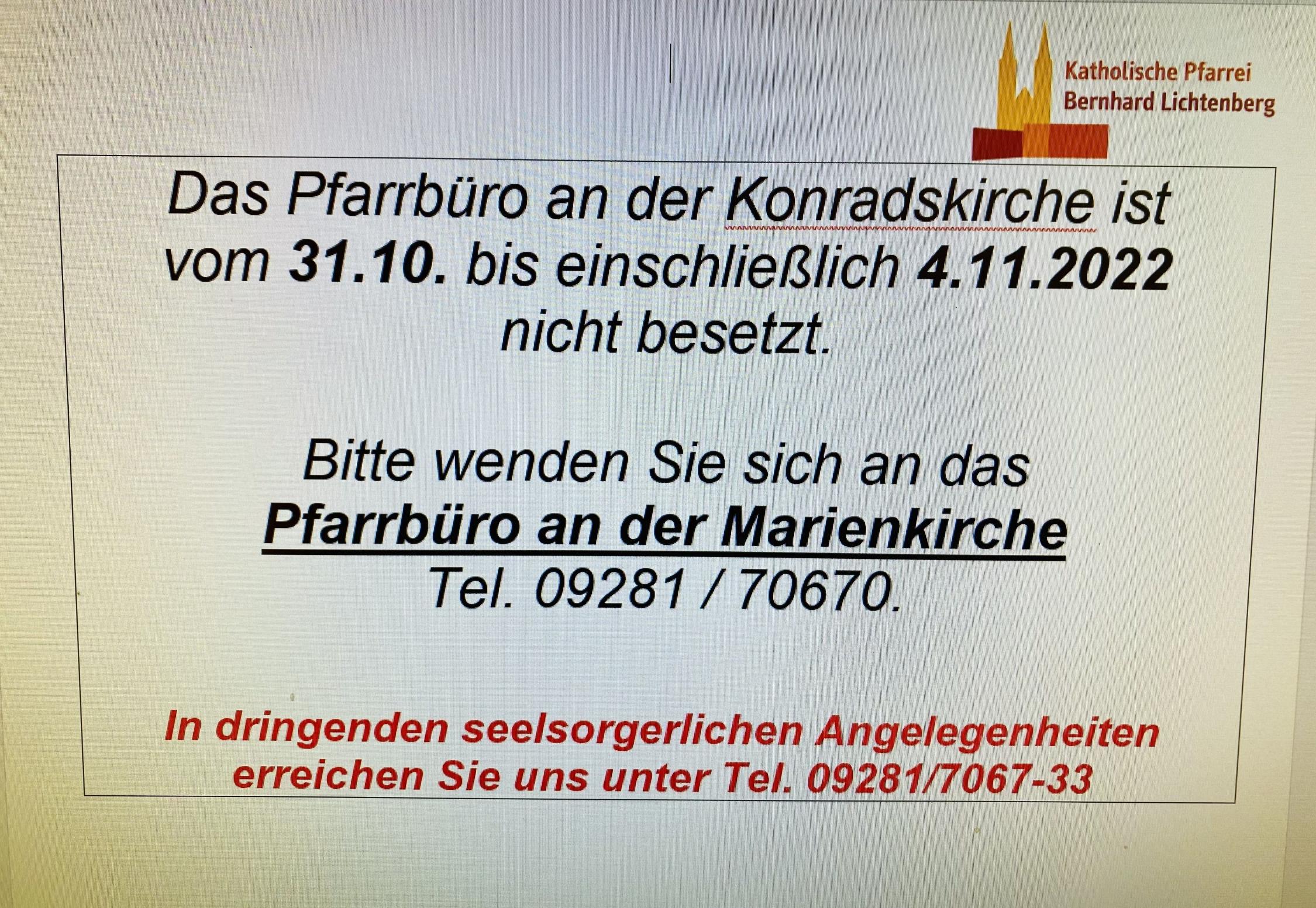 Pfarrbüro