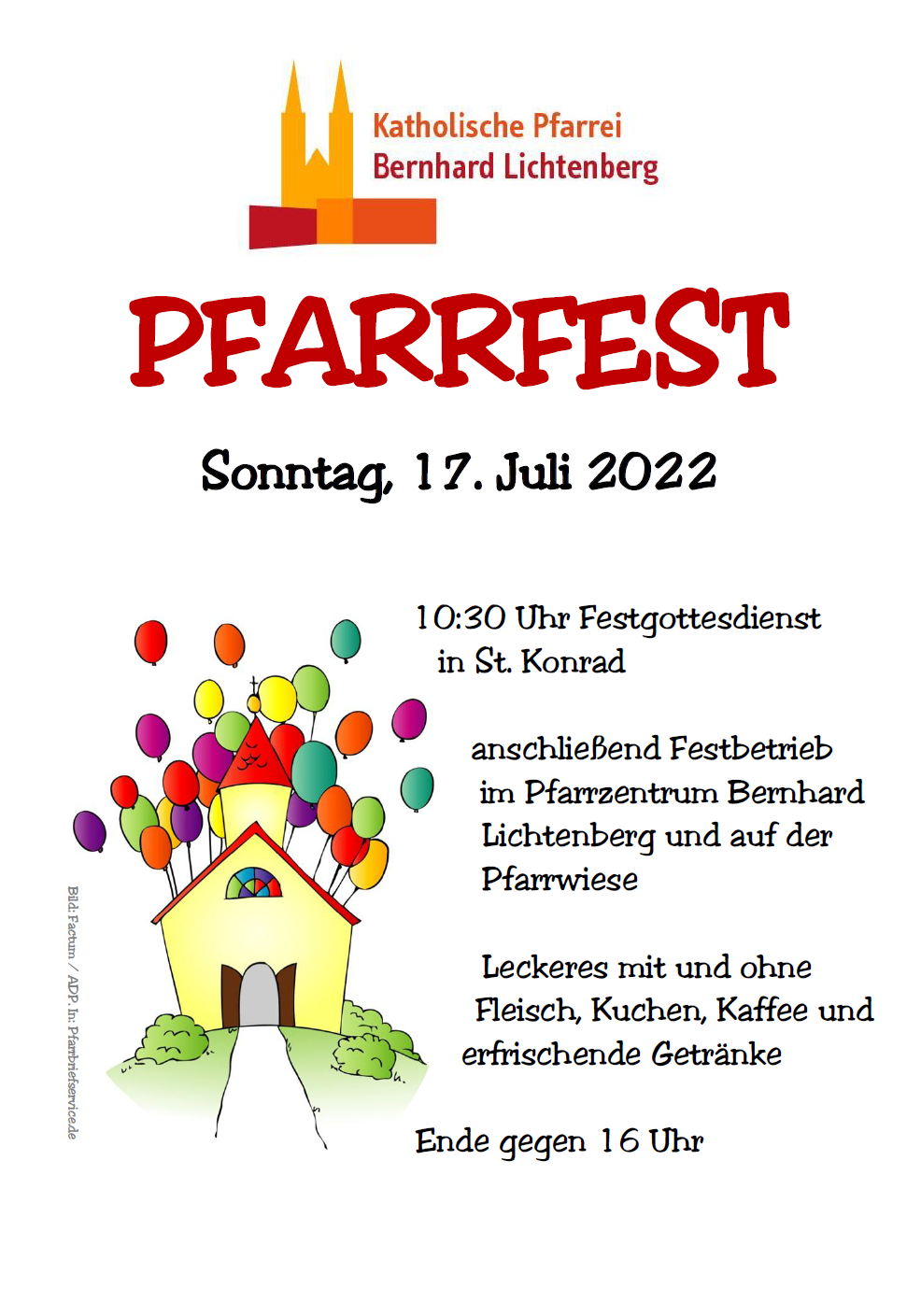 Pfarrfest 2022 Plakat