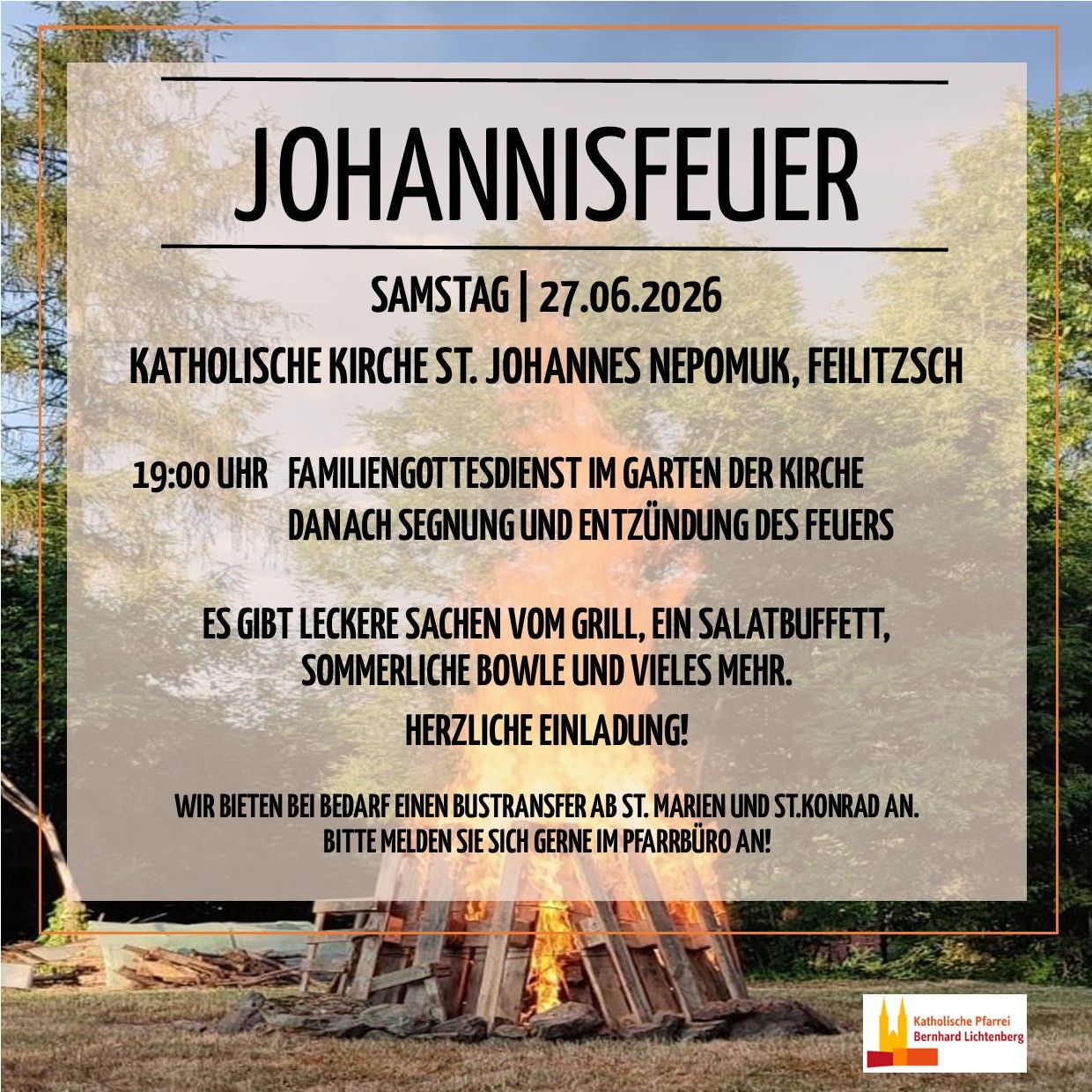 Plakat Johannisfeuer 2026