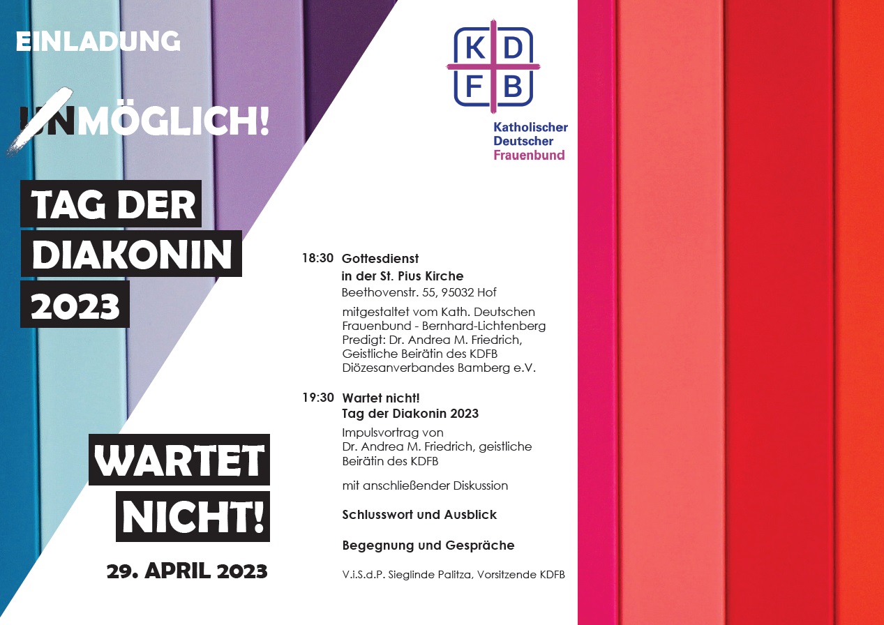 Plakat Tag der Diakonin 2023