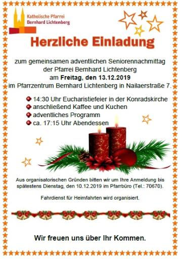 Senioren Advent 2019
