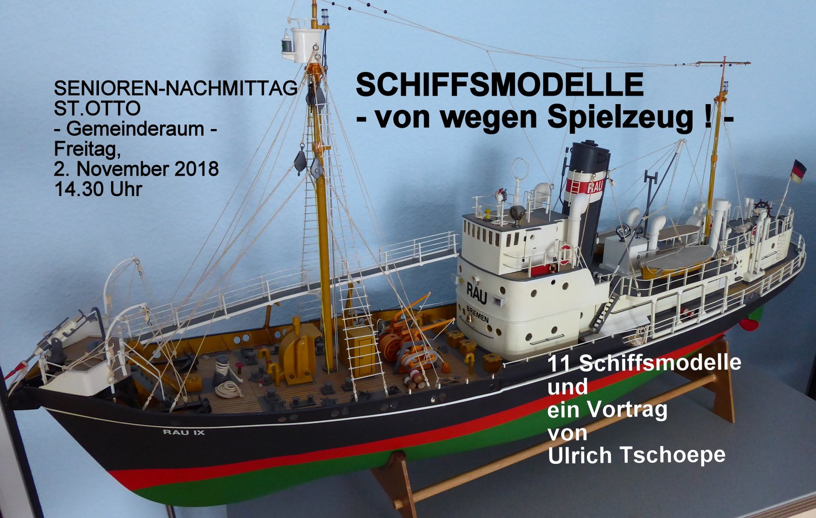 Seniorenkreis St. Otto Modellschiffe