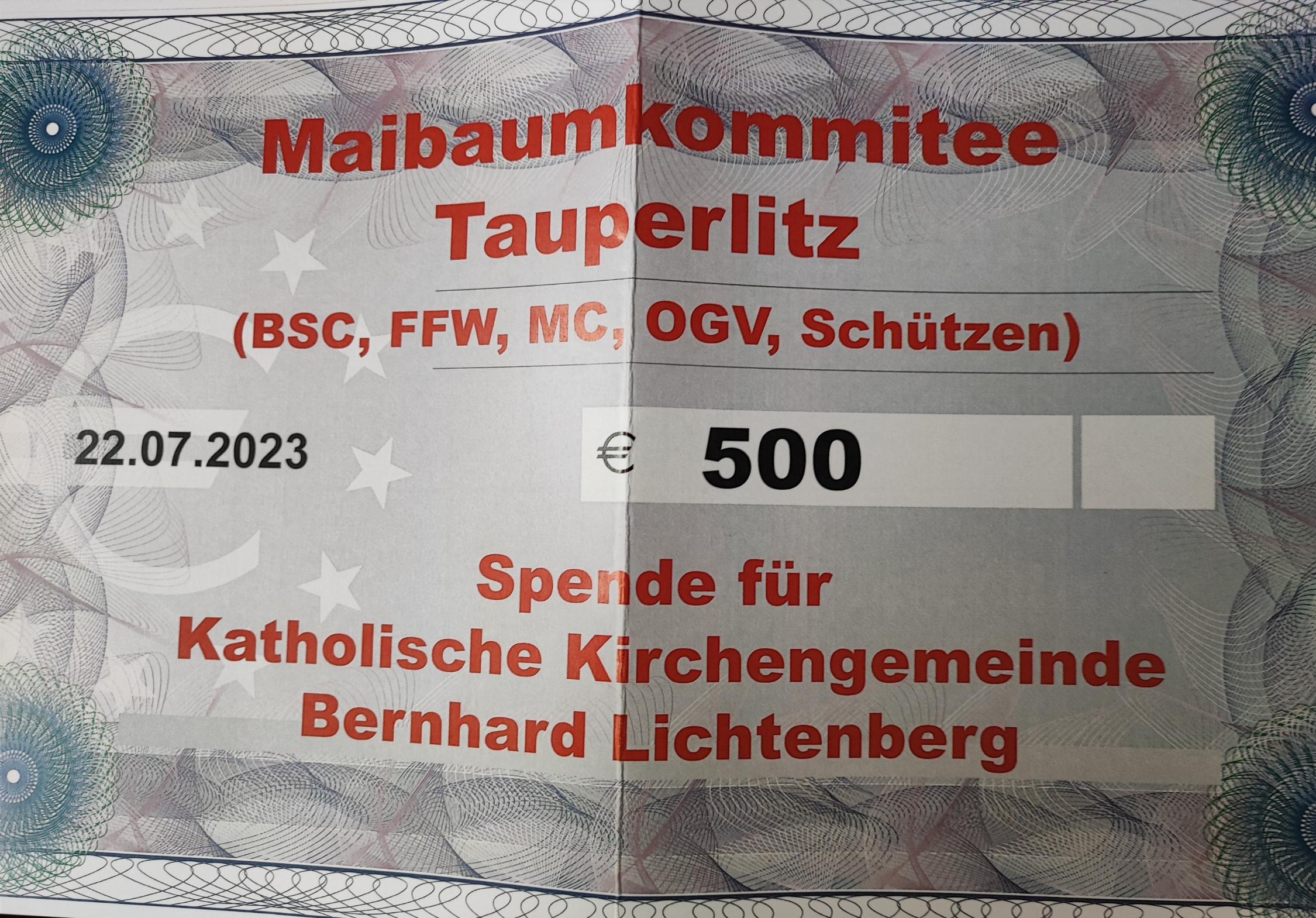 Spende Tauperlitz