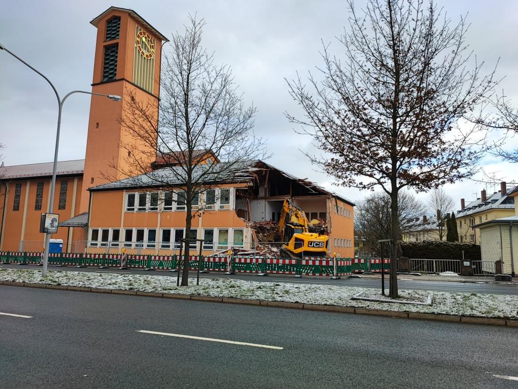 St. Konrad Abbruch alter Kindergarten