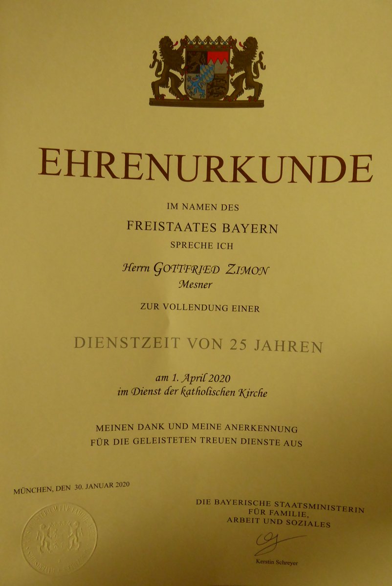 St. Otto Ehrung Juni 2020