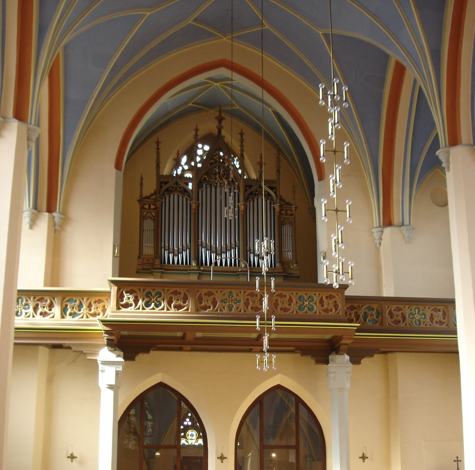 Steinmeyerorgel von 1885 Steinmeyerorgel, St. Marien