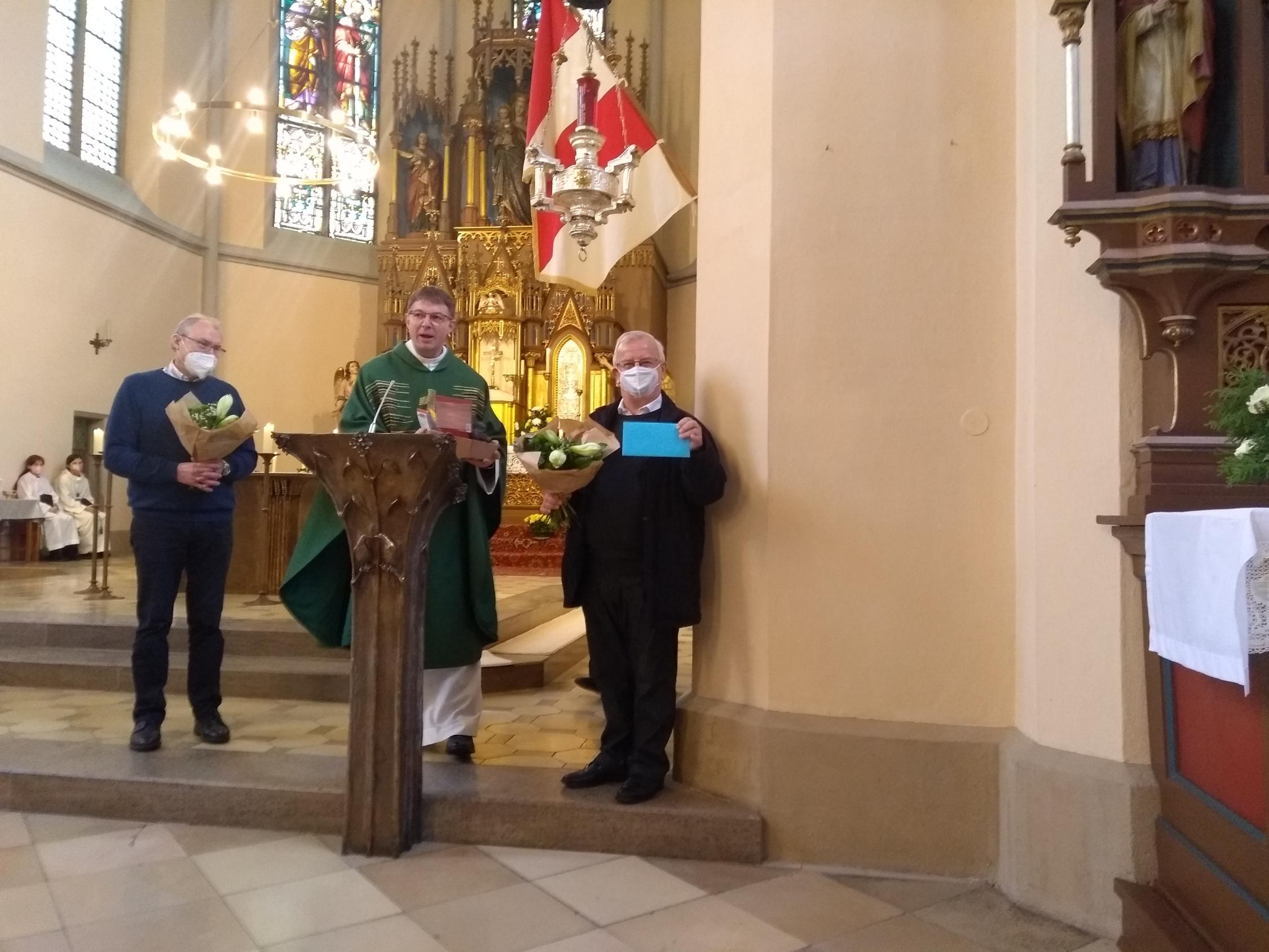 Verabschiedung Helgert und Albert