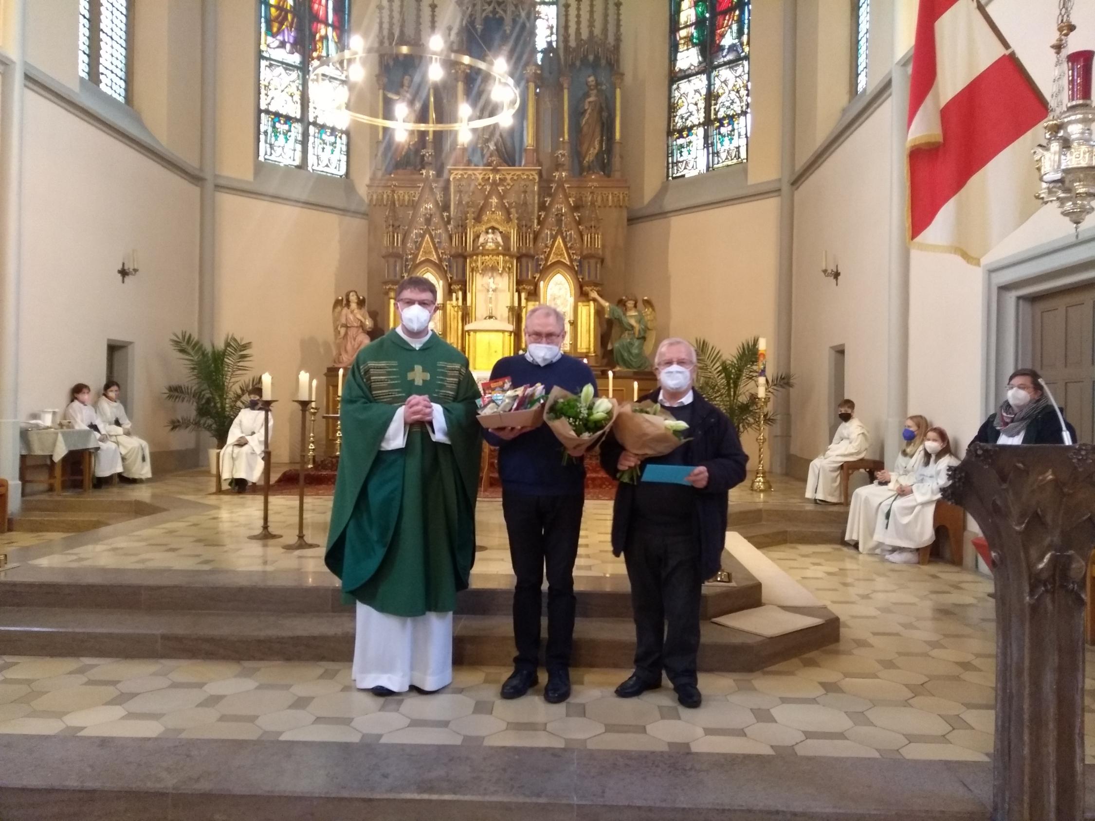 Verabschiedung Helgert und Albert
