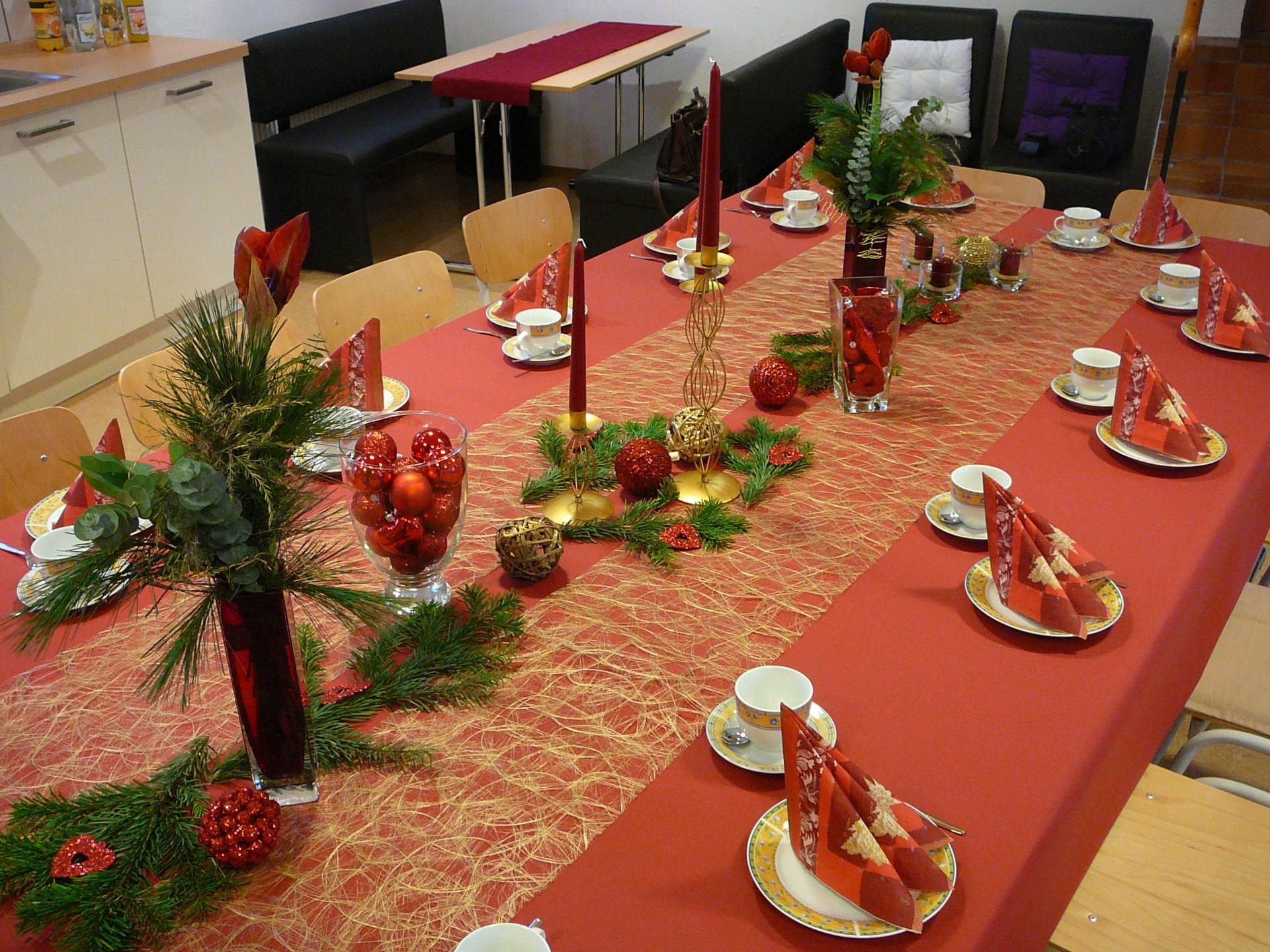Weihnachtlich geschmückt