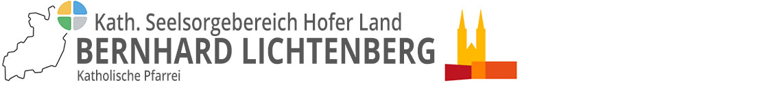 Kopf und Schriftzug im kopf der Homepage der Pfarrei Bernhard Lichtenberg mit Verlinkung